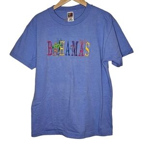 Vinyage Bahamas Heavy Cotton Graphic Tee Shirt Size  Medium